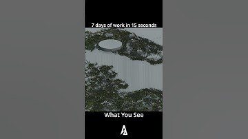 Realistic 3D Environment in Blender #b3d #blender #3d