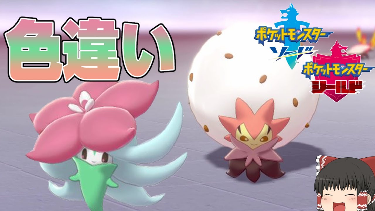 ポケモン剣盾 進化前も進化後も可愛いワタシラガ色違い ゆっくり実況 色違い 6 Youtube