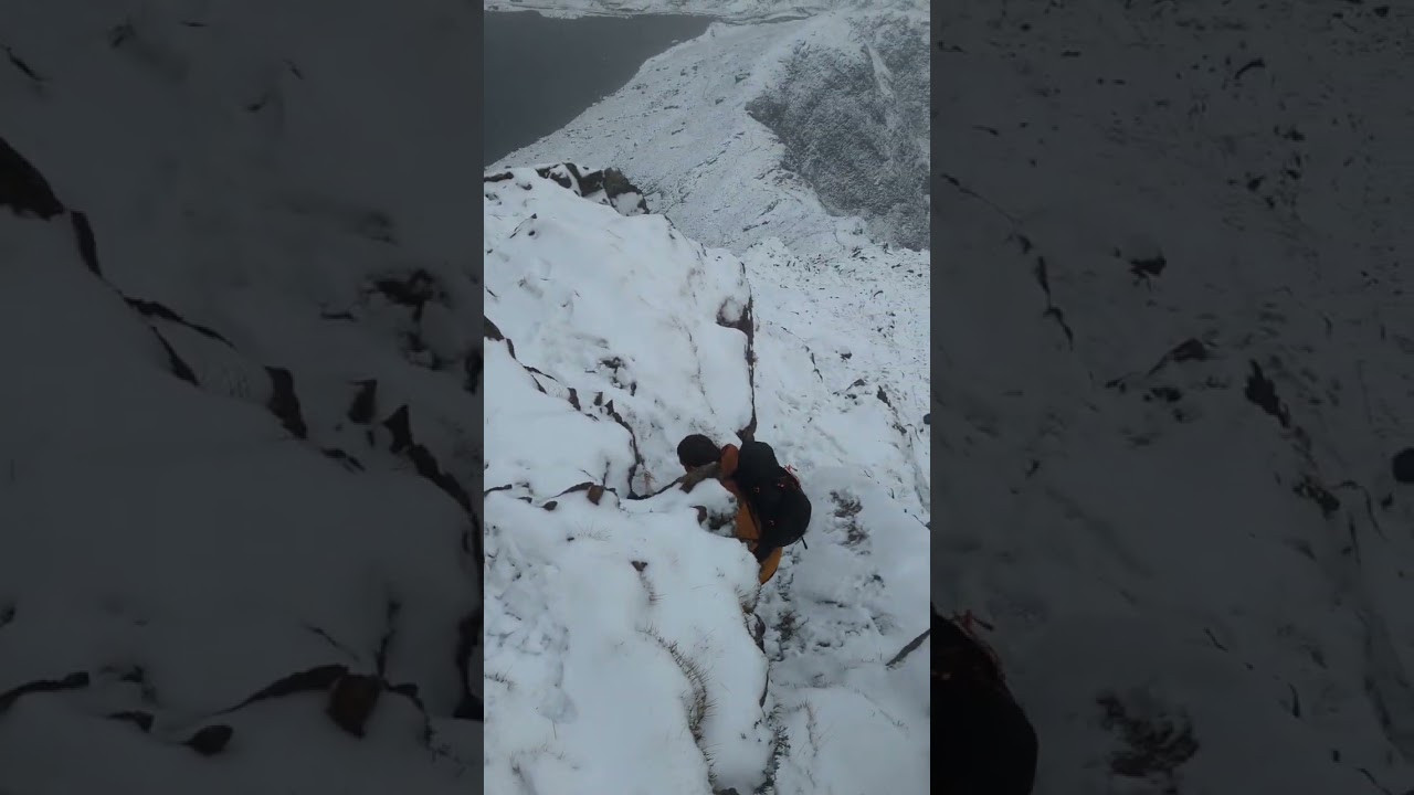 Winter Climbing - Snowdon's Y Grybin