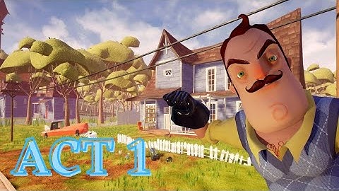 Hello Neighbor (iOS/Android) Act 1 Gameplay Walkthrough - Part 1