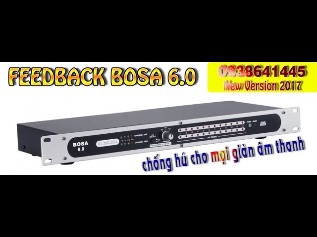 Chống Hú Micro Feedback BOSA 6.0 cắt hú cho dàn âm thanh Karaoke