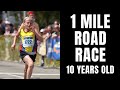 COMMENTATING MY 1 MILE ROAD RACE *10 YEARS OLD*