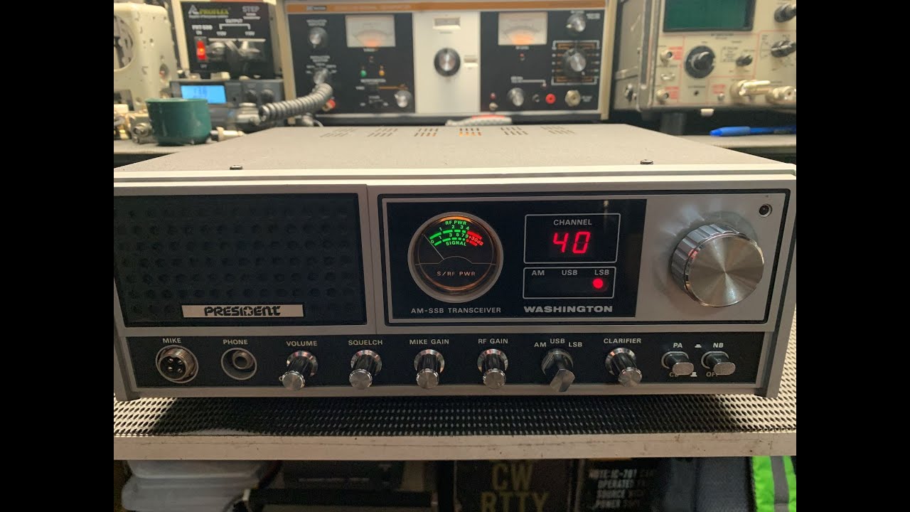President Washington AM/SSB Base Station YouTube