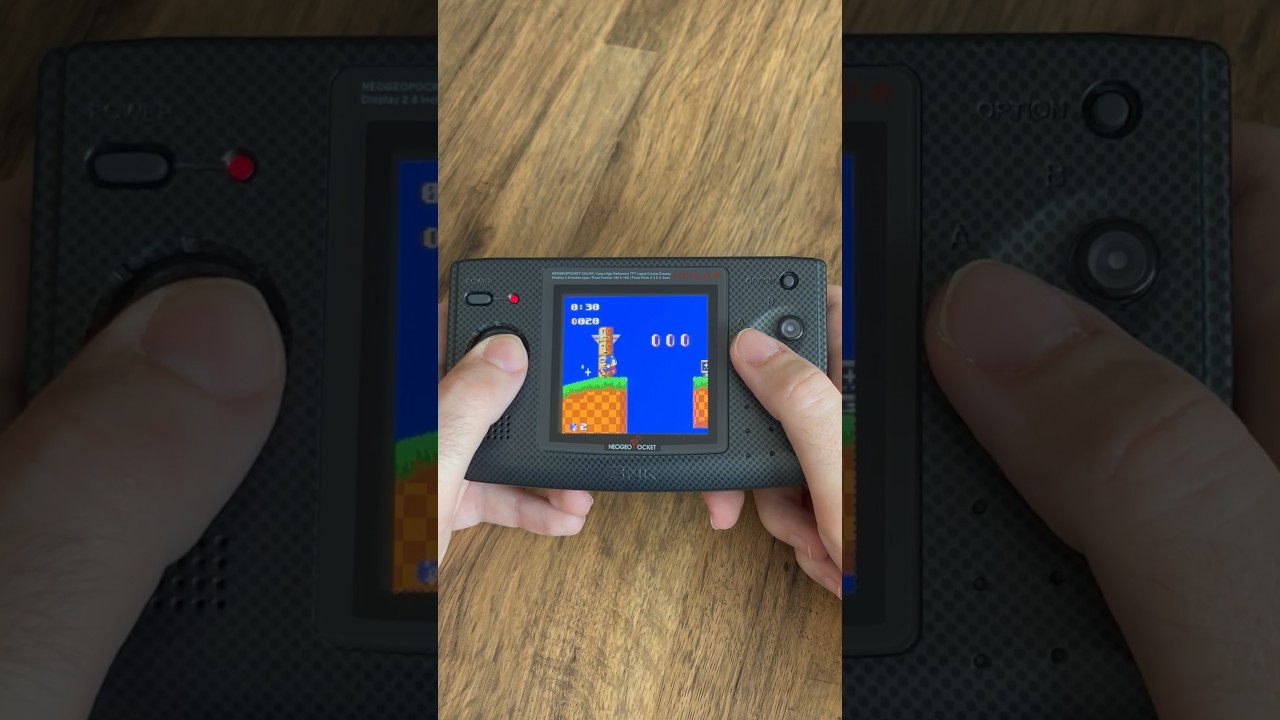 Sonic Pocket Adventure on Neo Geo Pocket!