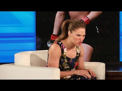 Ronda Rousey Shows Ellen How to Mean Mug