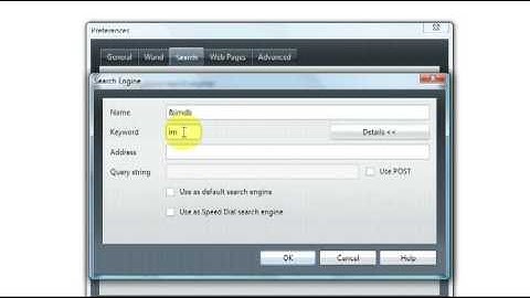HowTo Add imdb search to Opera