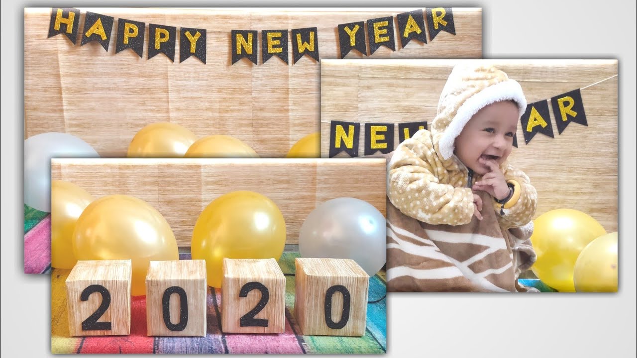 Happy New Year Photoshoot New Year Baby Photoshoot Ideas Youtube