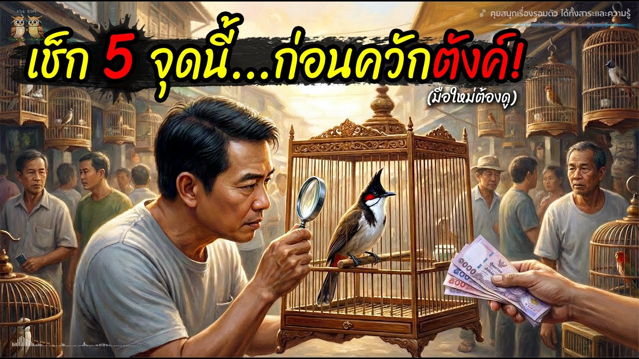 มือใหม่ต้องดู! คู่มือเลือกนกกรงหัวจุก 