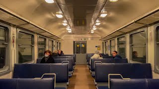 Вечерняя поездка на электричке ЭР2 от Тарусской до 107 километра (7.11.2020)