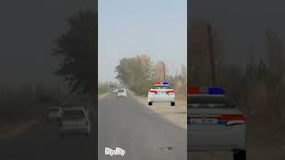 макет полицейский машина дороге кыргызстан сосновка