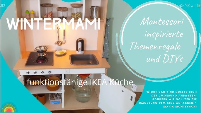 Functional toddler kitchen (IKEA duktig play kitchen hack) — The Organized  Mom Life