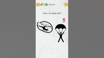 draw 2 save stickman puzzle level 112 #shorts #gaming #gameplay