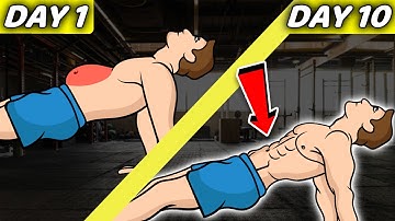 5 minuten verschillende planken voor een sixpack