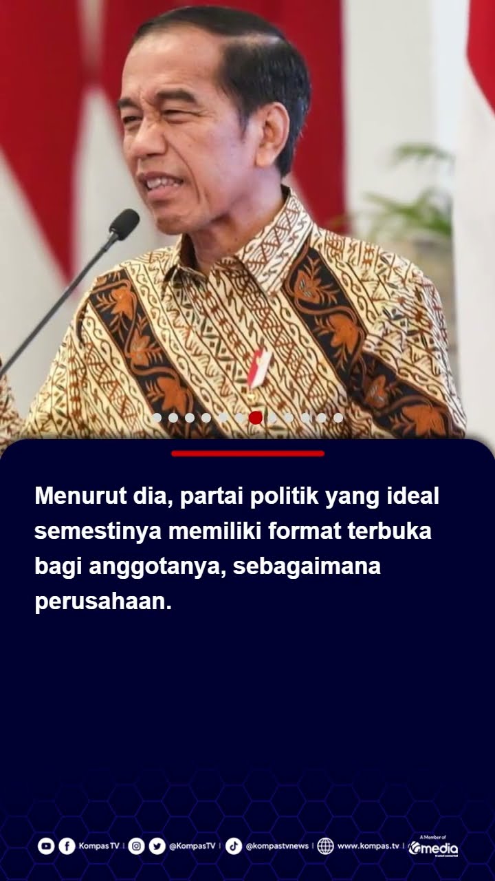 Jokowi Berencana Dirikan Partai Baru Ala Perusahaan Tbk: Masih Dimatangkan #jokowi #partai