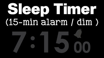 7 Hour 15 Minute Sleep Timer with Loud & 15-min Alarm #timerstore #7h15m #sleeptimer
