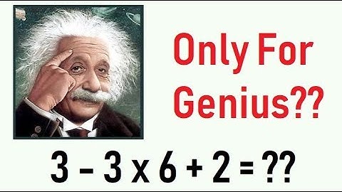 Maths Puzzle - Only For Genius