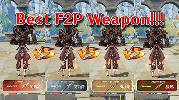 Best F2P WEAPON for Hu Tao!!  Dragon