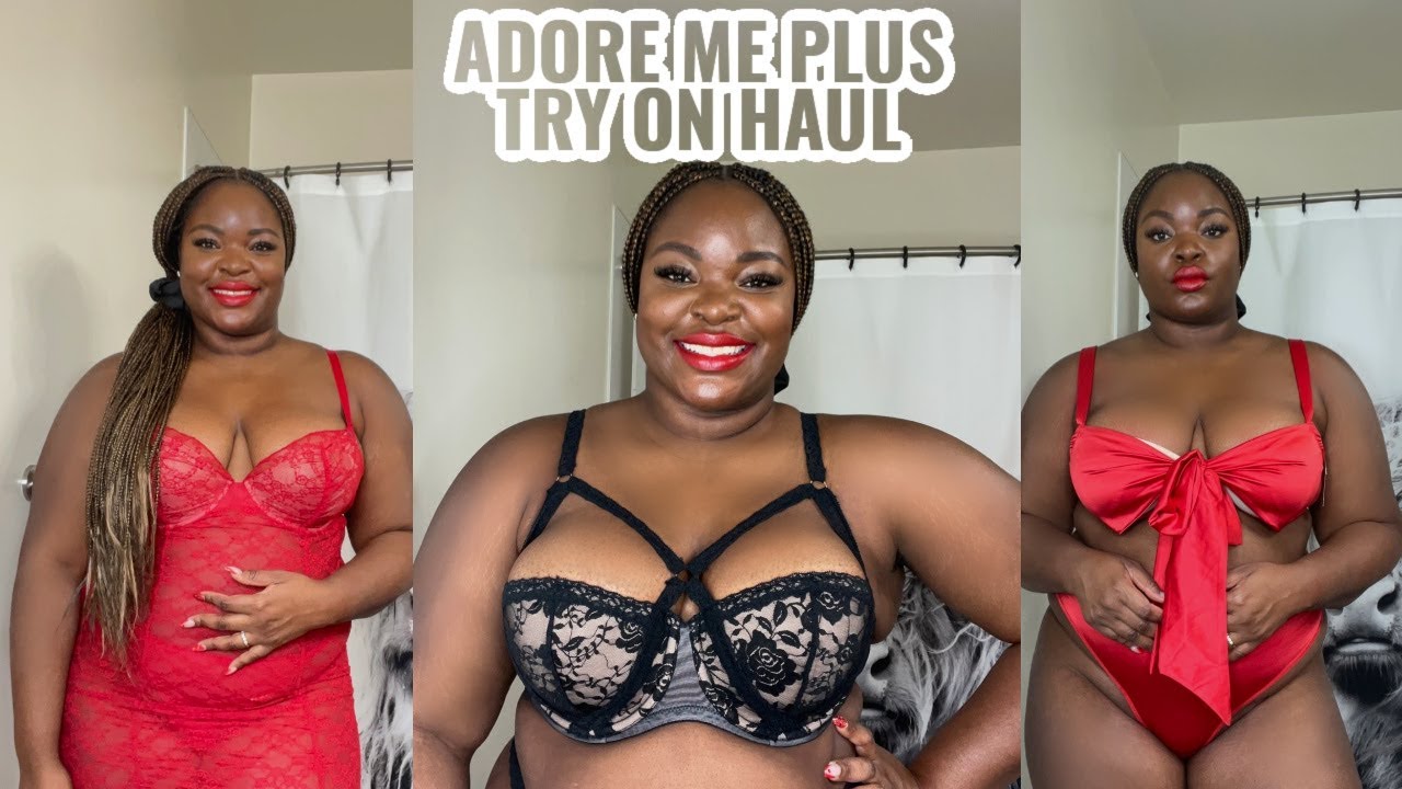 Adore Me Plus Size Valentines Day Try On Haul