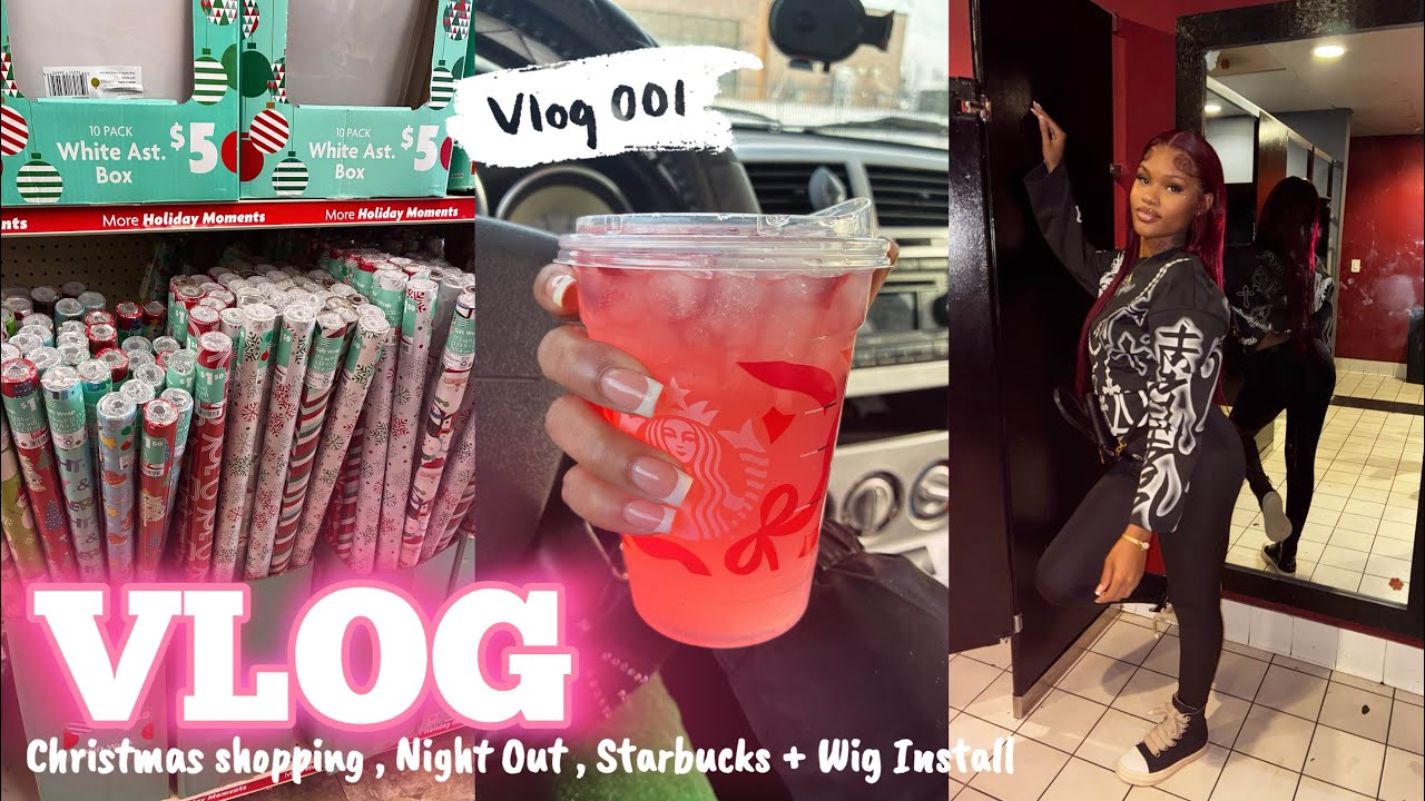 Начала рождественские покупки, снова в Starbucks, новый цвет волос + весёлый вечер!