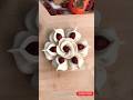 Learn how to make attractive  beautiful flower made of dough part2 viral trending shorts