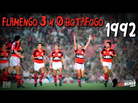 Flamengo 3 x 0 Botafogo - Final do Brasileiro de 92 - Jogo 1 - YouTube