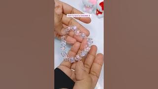 Cute bracelet diy😍 #youtubepartner #easydiygift #diybracelet #cute #diy #beeds  #paintelectualpriya