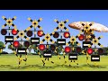 にぎやか過ぎる踏切機械生命体カンカンの大行進