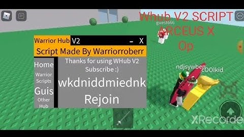 Arceus X Roblox Script - Whub - V2 - Arceus X V2.1.0