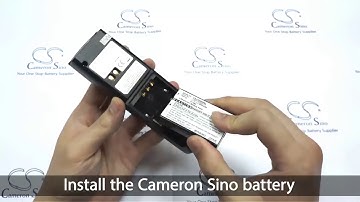 OPTICON PX 35 battery replacement    How to replace Cameron Sino battery CS UPA6