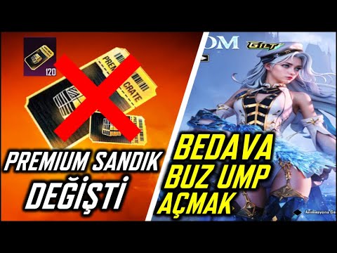 YENİ PREMIUM SANDIK DEĞİŞTİ | BEDAVA BUZ UMP AÇMAK | YENİ NİHAİ SET | CRYSTAL BLOOM | PUBG MOBILE