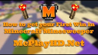 How to get your First Win in Minecraft Minesweeper - McPlayHD.net (Tutorial)