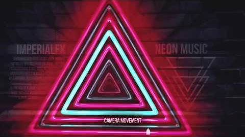 Neon Music Visualizer Audio React After Effects Template