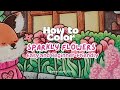 HOW TO COLOR Sparkly Flowers (Easy and Beginner-Friendly) | Alcohol Markers &amp; White Gel Pen