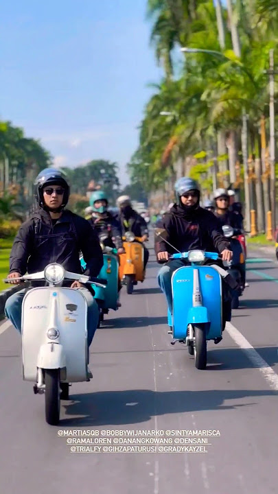 waktunya touring #shorts #touring #vespa