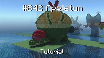 How to build a Pokémon appletun statue in Minecraft (Tutorial)