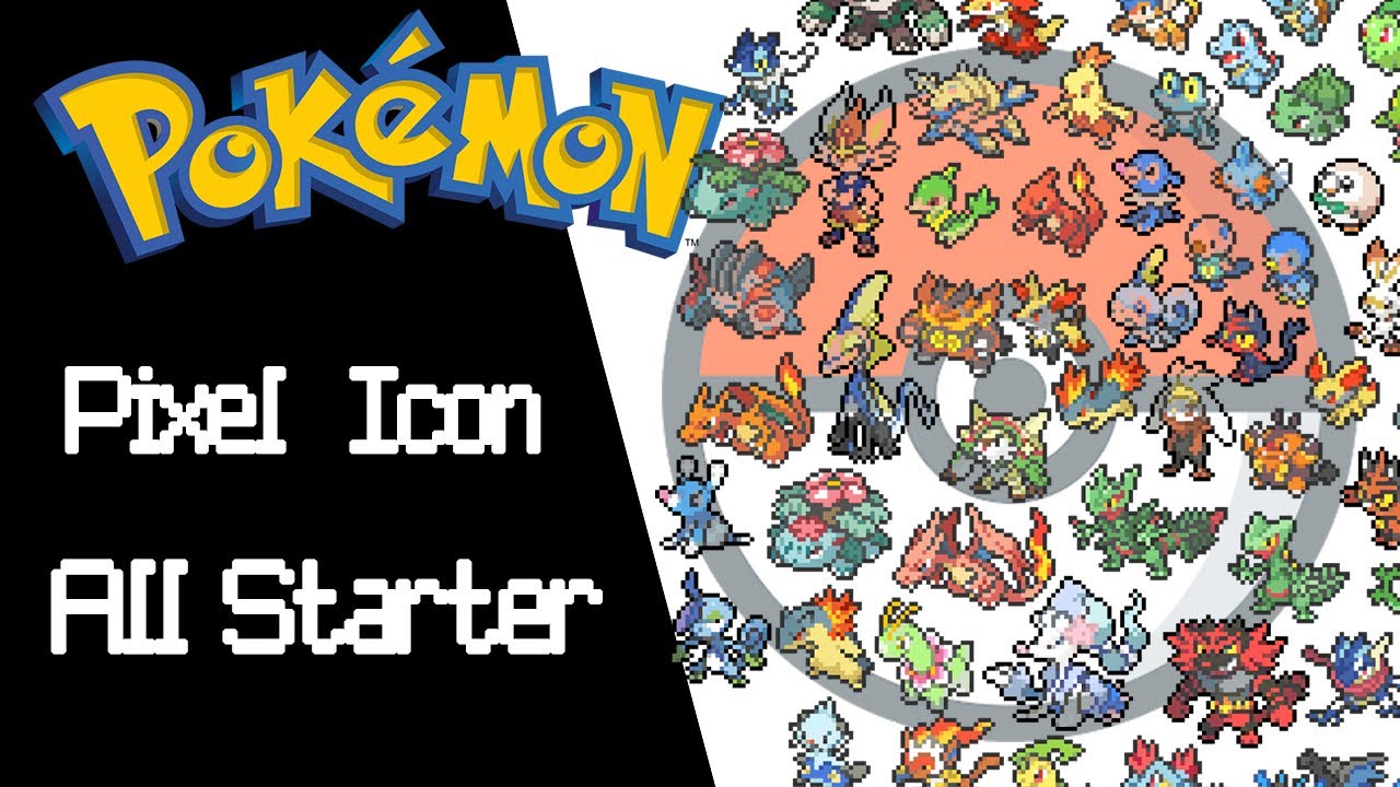 Pokémon Gen I Pixel-Art Icons : Game Freak : Free Download, Borrow