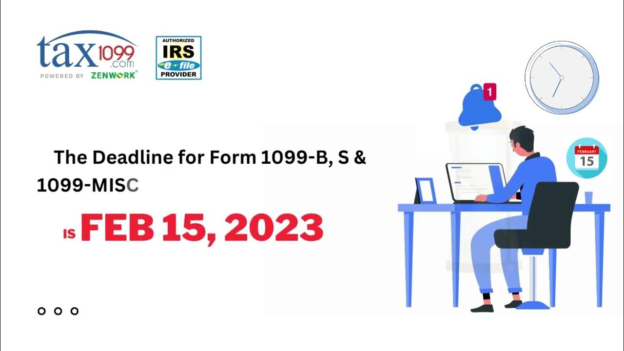 Deadline for form 1099B, S & 1099 MISC Tax1099 YouTube Deadline for form 1099B, S & 1099 MISC Tax1099 YouTube