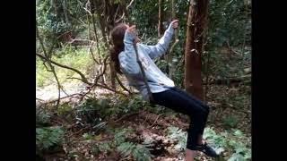 Bella Swings on a Vine, it breaks and she impales herself on a sharp stick