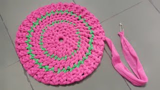 Door mat making at home , Paydan banane ka tarika , Home Creativity