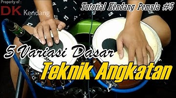 5 Teknik ANGKATAN Kendang Versi Dasar | Tutorial Kendang Pemula #5