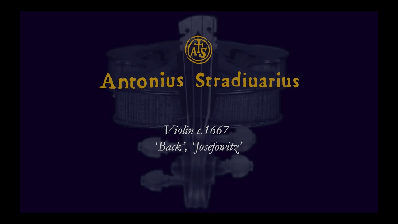 Antonio Stradivari Violin c.1667 'Back', 'Josefowitz' - Monograph