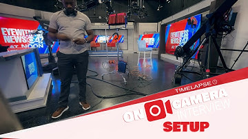 TV Studio | Interview Setup Time Lapse