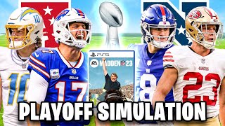 The 2023 Playoffs, But It’s Decided By Madden...