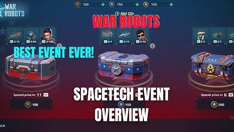 War Robots SpaceTech Event Overview!|War Robots|The Reaper,L War Robots