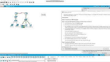9.2.9 Packet Tracer - Examine the ARP Table