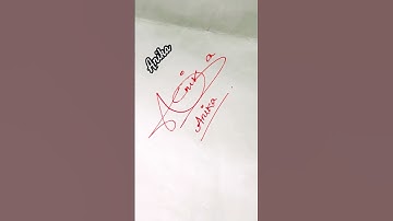 Anika name Signature Style/Best Signature idea