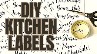 DIY Clear Packing Tape Labels for Home Organization Net Worth