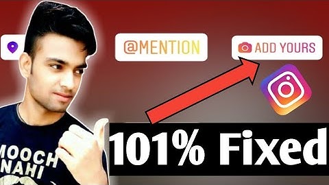 Fix Add Yours Sticker Not Showing on Instagram Story | Add Yours Missing Instagram Problem Solved