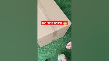 No Scissors? 😱 Try THIS Genius Cutting Hack! 🔥#diy #shorts #tips