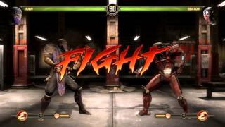 Mortal Kombat Komplete Edition PC gameplay Rain vs Sektor